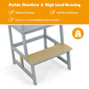 Kids Kitchen Step Stool 2-Step Toddler Standing Tower with 4-Side Safety Rail