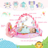 4-in-1 Baby Kick and Play Piano Gym Infant Toddler Activity Play Mat with Toys