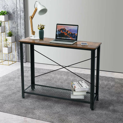 Hallway Console Table with Storage Shelf Sofa Table for Living Room Entryway UK