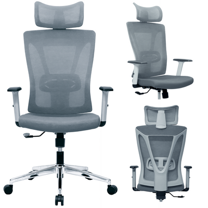 Ergonomic Office Chairs High Mesh Back Desk Chair w/Adjustable Armrest Headrest