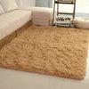 Fluffy Rugs Anti-Skid Shaggy Area Rug Dining Room Carpet Floor Mat Home Bedroom