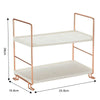 2-3 Tier Kitchen Bathroom Storage Iron Shelf Desktop Space Saving Organizer Rack
