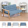 Kids Sofa Armchair Wooden Frame Cushioned 1-2 Seater Boys Girls Bedroom Playroom