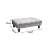 Chesterfield Coffee Table Chair Footstool Large Stool Rectangle/Oval Pouf Stand