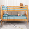 Double Bunk Bed 3FT Single Bed With Stairs For Kids Children Pine Wooden Frame