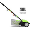 2 in 1 Electric Lawn Scarifier & Rake Garden 1500W Aerator W/ 40L Collection Box