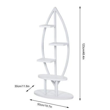 Plant Stand Shelf 4 Tier Indoor Outdoor, Flower Pot Holder Rack for 4 Home