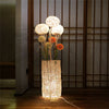 Nordic Hand-Woven Flower Vase Floor Lamp Vertical Light Bedroom Bedside Lamp Dec