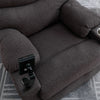 Electric Recliner Chair Sofa TV Armchair Cinema Chair with 2 Cup Holders Grau