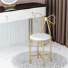 Vanity Stool Chair Gold Glam Dressing Room Make-up Padded Stool Bedroom Bathroom