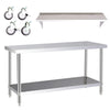 Durable Stainless Steel Work Bench Workshop Kitchen Worktop Work Table /Ledge