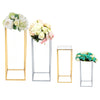 Metal Frame Plinths Rack Acrylic Plate Flower Stand Wedding Arch Holder Backdrop