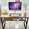 120cm Home Furniture Office PC Computer Desk Writing Table Workstation Bookshelf