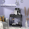 Modern Console Table 2 Drawer w/Shelf Dressing Table Hallway Hall Desk Furniture