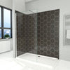 Walk in Shower Screen Wet Room Door Enclosure 8mm Easy Clean / 6mm Glass Panel