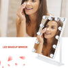 Hollywood Makeup Mirror,12 LED Light Bulbs, Dimmable Lights Bedroom Table Vanity