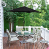 2/2.5/2.7/3M Patio Parasol Sunshade Garden Umbrella Outdoor Canopy Tilt Crank