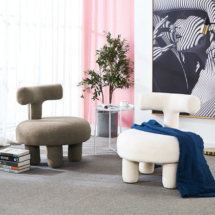 Upholstered Children Sofa Soft Plush Kids Chair Dining Accent Chairs Relax Stool