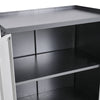 Metal Filing Cabinet Storage Organize Lockable HomeOffice Mobile 2-Door Cupboard