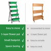 Large 5-Tier Vertical Garden Raised Bed Hunter Green Flower Planter Boxes Moving