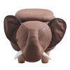 Upholstered Animal Shaped Ottoman Ride-on Footrest Stool Rest Seat TOY Kids New