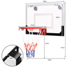 Mini Basketball Hoop Over-The-Door Basketball Backboard Indoor Outdoor Exercise