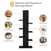 7 Tier Bookshelf Display Bookcase Tree Shaped Storage Rack Shelves Plant Stand