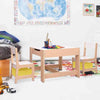 Children's Table with 2 Chairs MDF Detachable Rugged multifunction