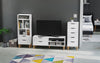 TV Cabinet Vintage TV Stand Console Table TV Unit Centre Table with Storage Cube