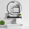 Large Round Wall Mirror Bedroom Bathroom Metal Frame Vanity Mirror Wall Mounted