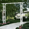 2m Tall Metal Pergola Arbor Wedding Arch Stand Backdrop Garden Trellis Stand Dec