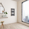 Bathroom Radiator Heated Flat Panel Straight White Black Anthracite Chrome