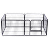 6 Panels Foldable Pet Play Pen Puppy Dog Rabbit Cage Run Fence Exercise Playpens