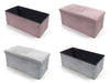 Storage box Foldable Ottoman Seat Toy Storage Box Foot Stool bench home stool
