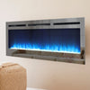 36/40/50/60 inch Electric Fire Fireplace Wall Mounted/Inset LED 12 Colour Flames
