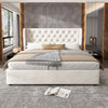 Upholstered Bed Velvet Ottoman Storage Lift Bed Frame Double King Size Bed Frame