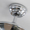 52" Ceiling Fan Light Crystal Chandelier Lamp 5 Blades With Remote Control
