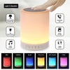 camping light Bluetooth Speaker LED Night Light Touch Bedside Lamp Alarm Clock