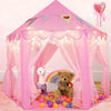Pink Children Kids Play Tent Fairy Princess Girls Boys Hexagon Playhouse House
