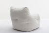Upholstered Soft Fabric Tufed Bean Bag Foam Memory Resilience Sponge Chair BT