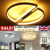 Modern LED Ceiling Light Half Ring Panel Down Lights Bathroom Kitchen Bedroom GB
