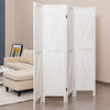 4 Panel Room Divider Wooden Screen Wall Folding Room Partition Separator Privacy