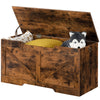 HOOBRO Trunk Storage Bench Toy Box Organizer w/Safety Hinge 100 x 40 x 50.5 cm