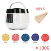 LCD Waxing bean Heater Machine Pot Hair Removal With 500G Bean For Women