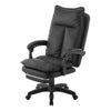 Racing Gaming Chair Height Adjustable Swivel Chair with Footrest, Black