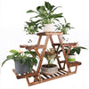 Anti-mould Wood Flower Rack Plant Stand Home Corner Bonsai Display Shelf Garden