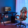 Faux Leather Racing Gaming Chair Swivel Office Gamer Desk Chair Adjustable New