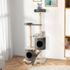 Cat Tree Tower Indoor Cats Wooden Kitten Activity Center Cat Furniture