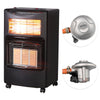 Portable Camping Caravan Butane Ceramic Piezo Cabinet Gas Heater Outdoor