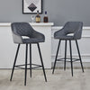 Pair of Bar Stool Black Blue Grey Velvet Chair Kitchen Bar Chair Modern Bar Home